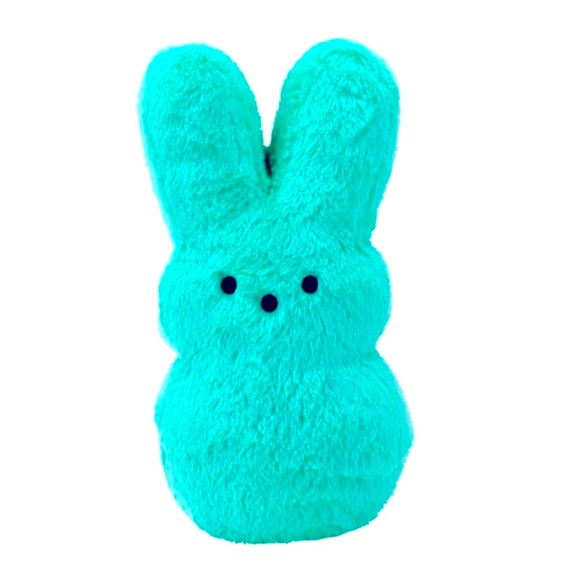 Teal/green grass Peeps Bunny Plush - Picture 6 of 7